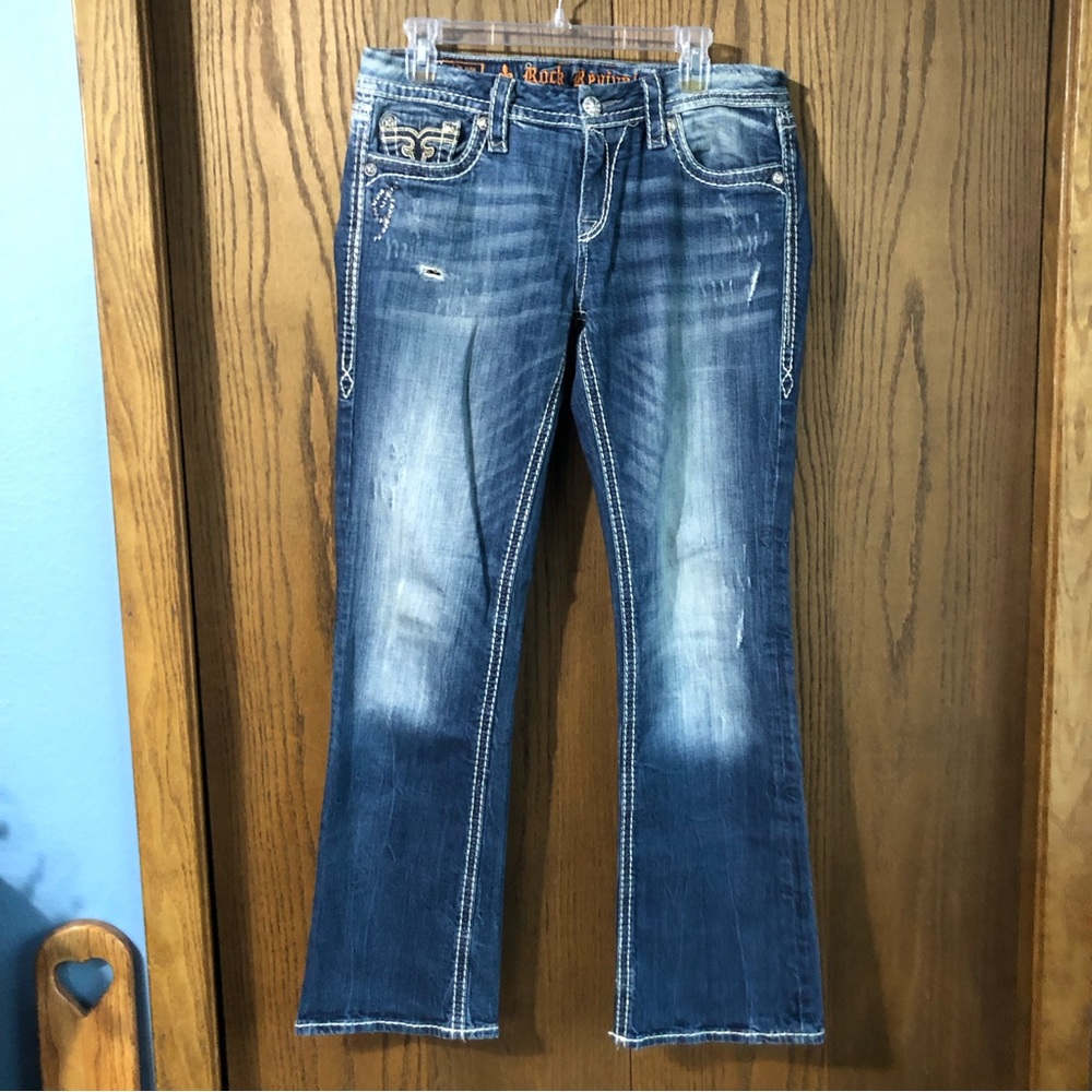Rock Revival Kai easy bootcut jeans size 30